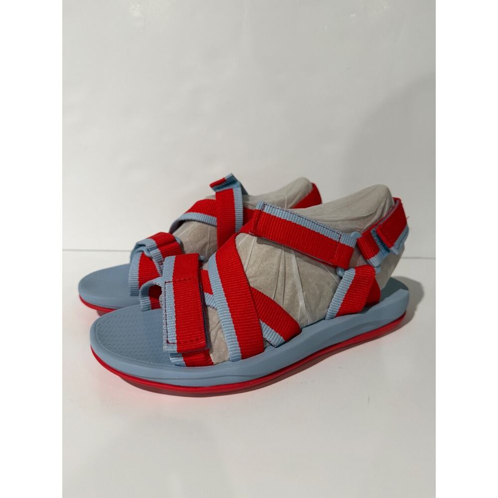 Camper Match Strap Blue Red Sandals Summer Womens EU40/ US10 NEW in Box - Picture 3 of 9